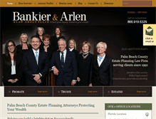 Tablet Screenshot of bankierlaw.com